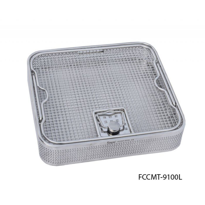 Mesh Perforated Tray with LID 250mm x 240mm x 50mm