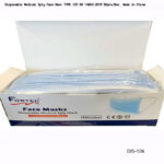 Disposable Medical 3ply Face Mask TYPE IIR EN 14683:2019 50pcs/Box, Made in China