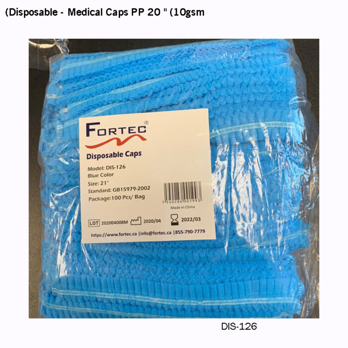 Medical Caps PP 20 " (10gsm)